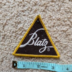 Triangle Patch - Brown and Yellow